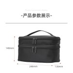 ins韩版化妆包双层彩妆工具包手提便携洗漱口红补妆收纳包防水